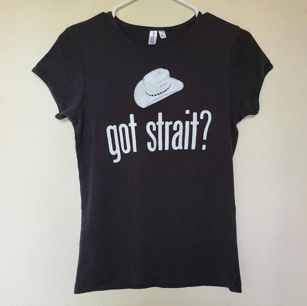 ◇got strait? Black tshirt◇